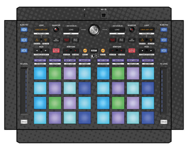 Pioneer DJ DDJ XP 1 Skin Gradienter Grey